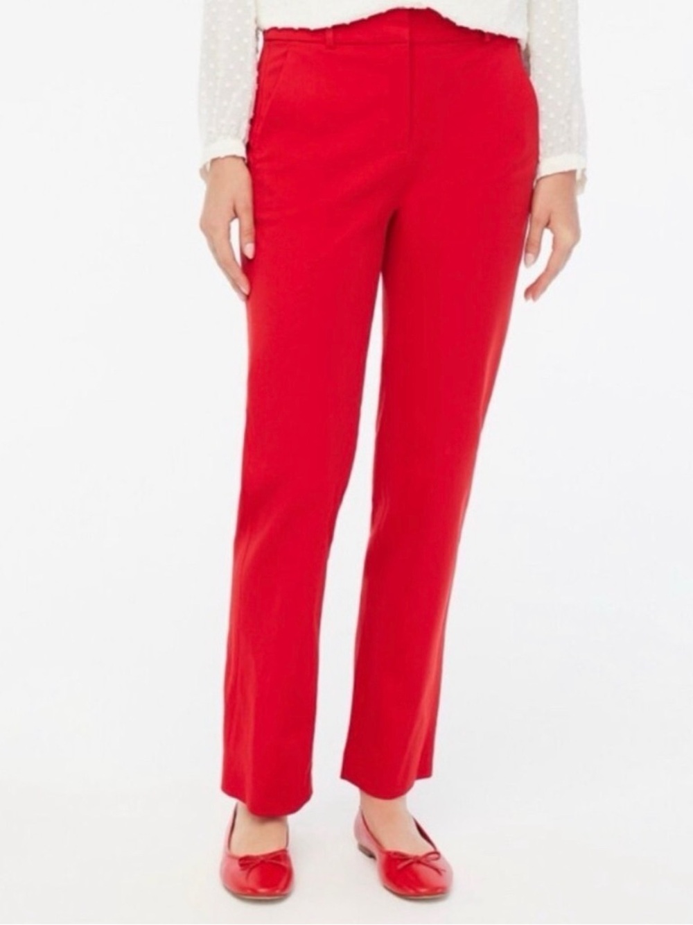 J.Crew Red Kallie Pant size 12